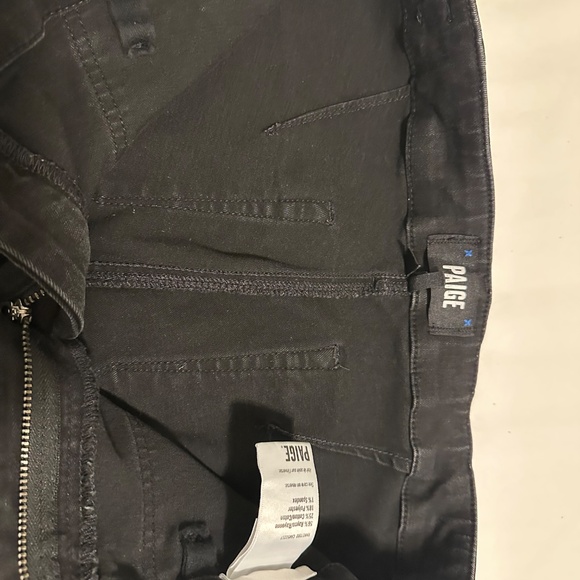 Paige Mayslie Joggers • Black Fog Luxe Coated - Picture 5 of 8